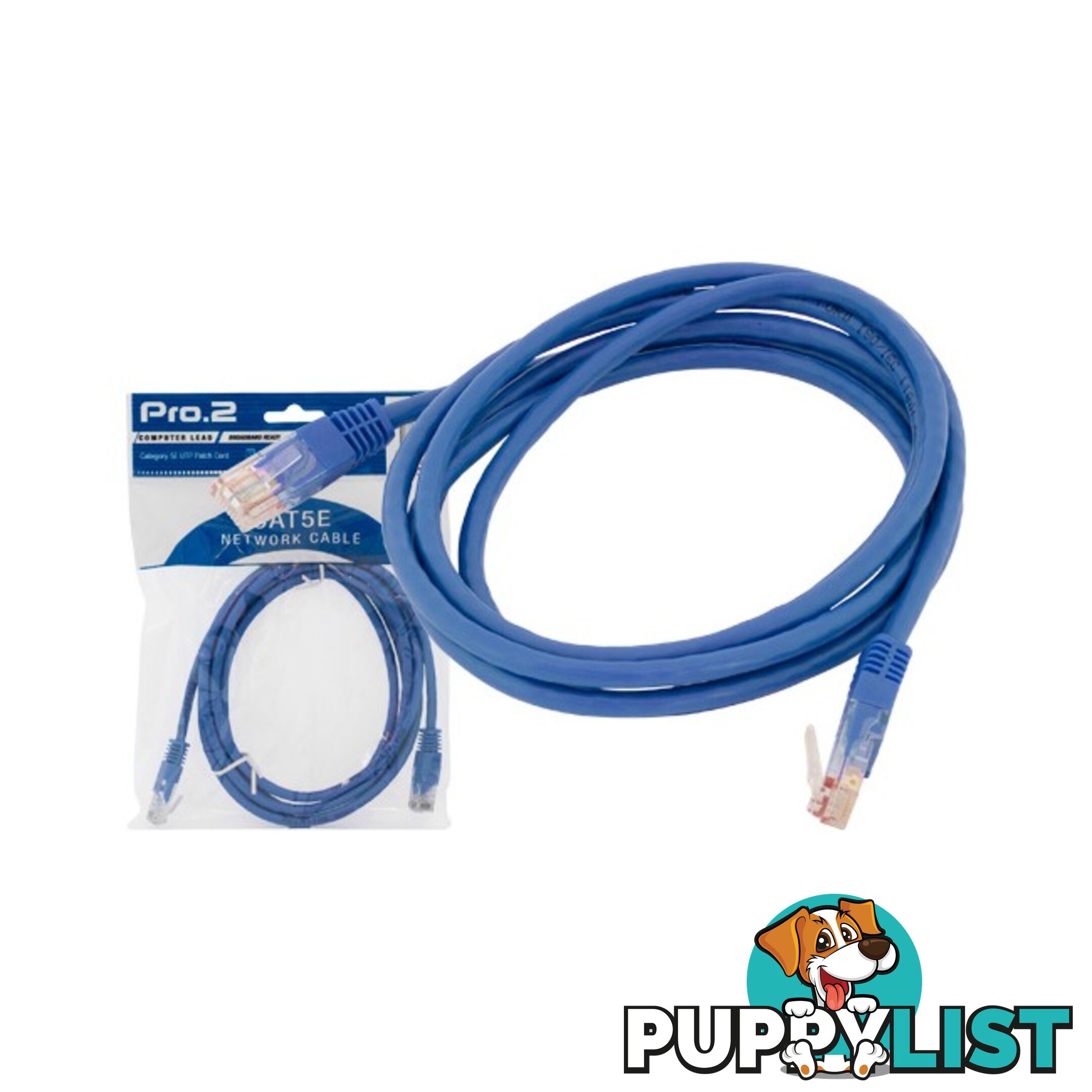 LC7102B 40M BLUE CAT5E PATCH LEAD PRO2