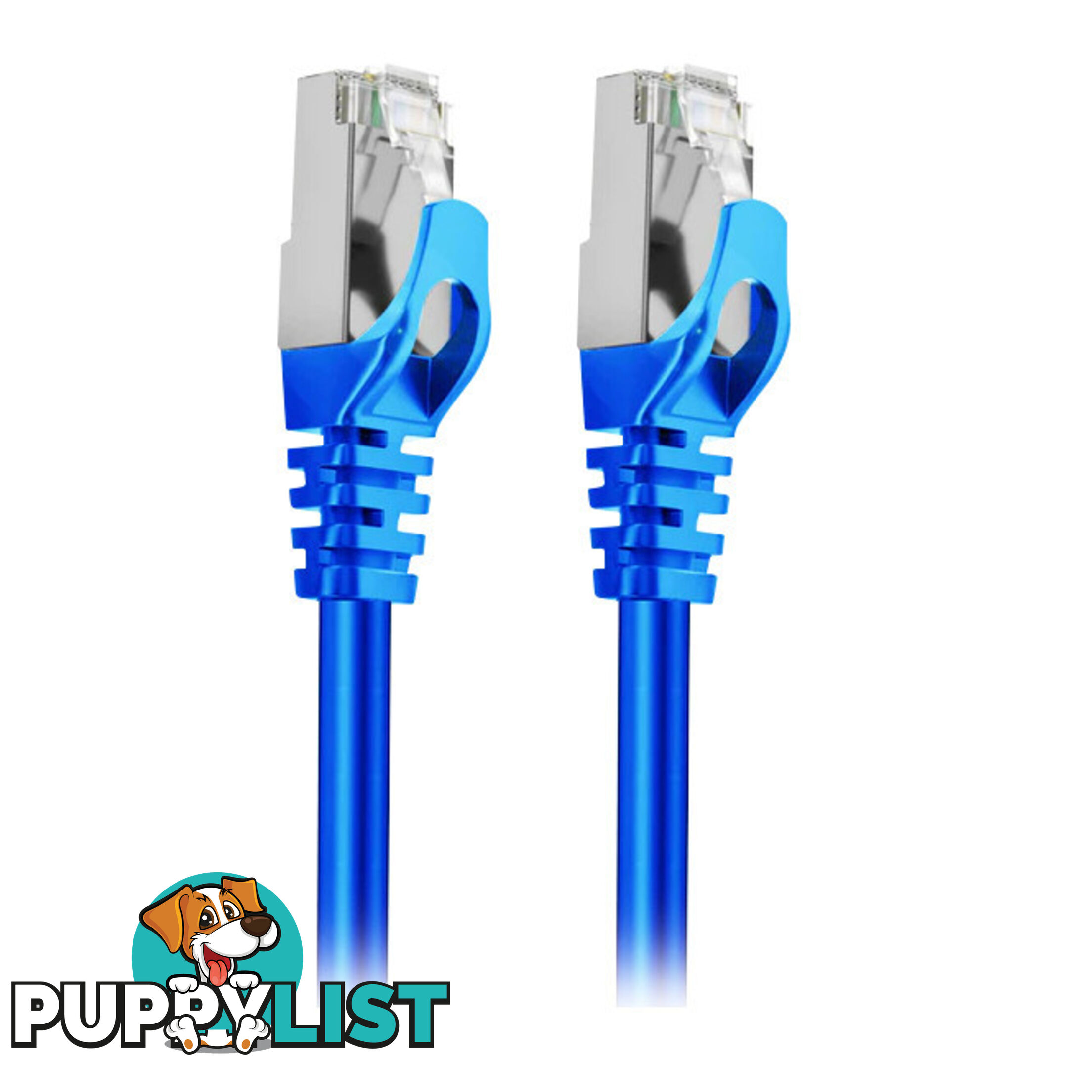 LC8006 2M CAT7 10GBE ETHERNET CABLE BLUE TRIPLE SHIELDING