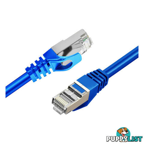 LC8006 2M CAT7 10GBE ETHERNET CABLE BLUE TRIPLE SHIELDING