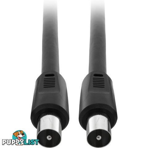 FL59Q-3PP 3M RG59QUAD PAL FLYLEAD PAL PLUG TO PLUG LEAD - BLACK