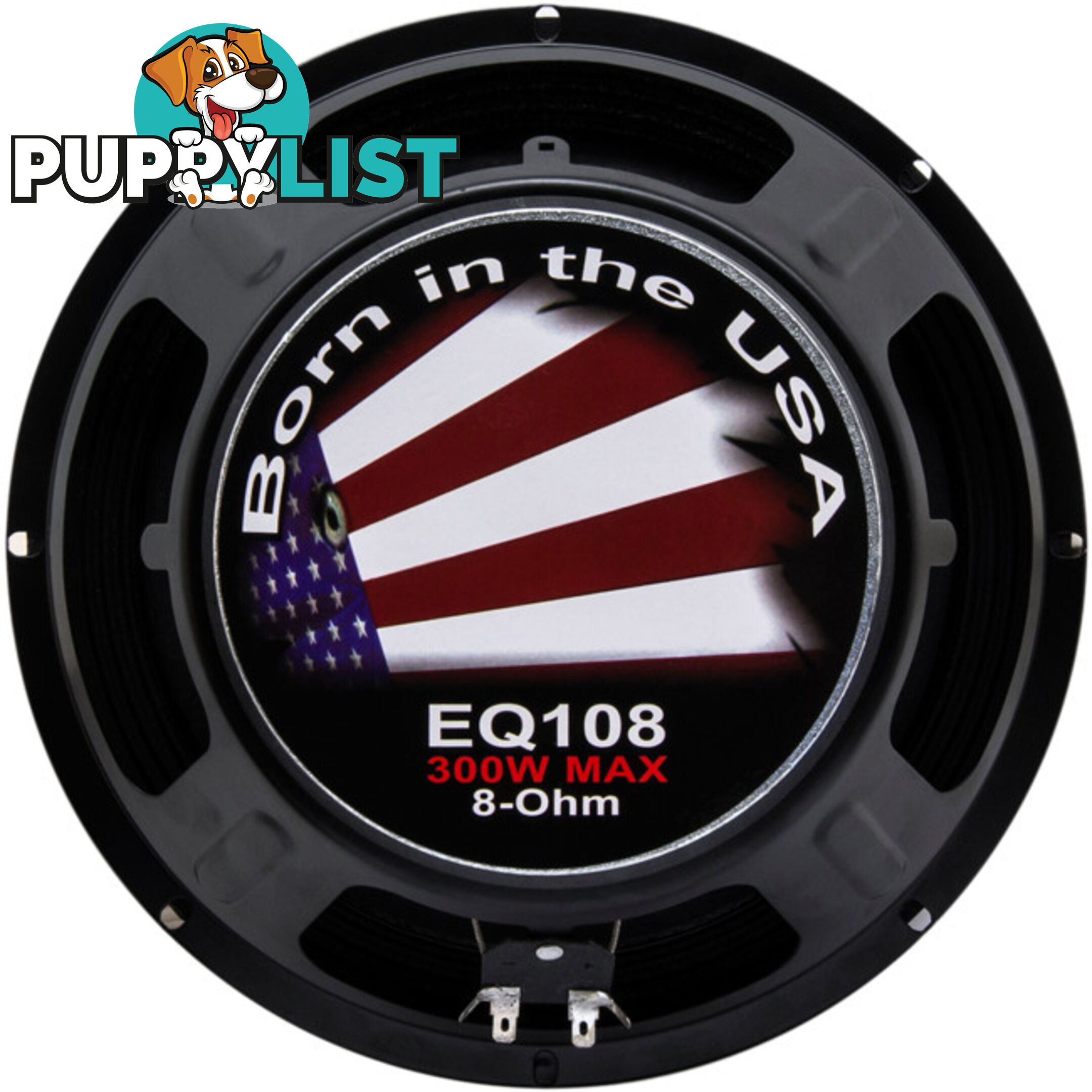 EQ10-8 10 INCH WOOFER -VENTED BASKET 200W, 8OHM