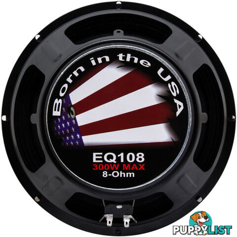 EQ10-8 10 INCH WOOFER -VENTED BASKET 200W, 8OHM