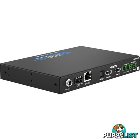 IP300UHDTX IP MULTICAST UHD 18GBPS VIDEO TRANSMITTER OVER 1GB IR, RS-232 & USB / KVM, POE- HDCP2.2