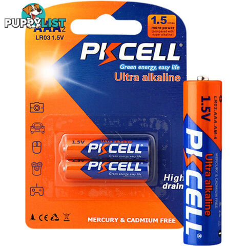 PKAL2PAAA 1.5V ULTRA ALKALINE AAA BATTERY 2PK LR03 ULTRA DIGITAL