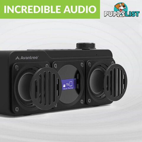 BOOMBYTE PORTABLE FM RADIO BT SPEAKER DUAL DRIVER 14W MICRO SD