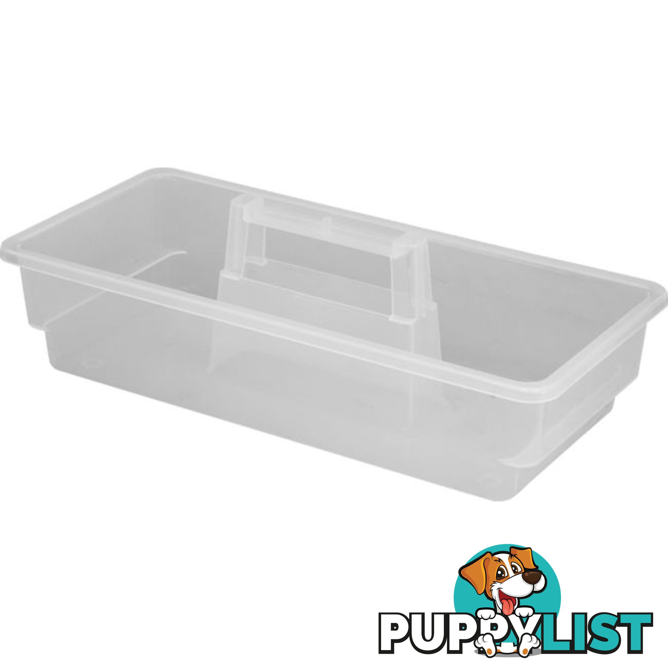 1H007 CLEAR PLASTIC CARRY CADDY MEDIUM FISCHER