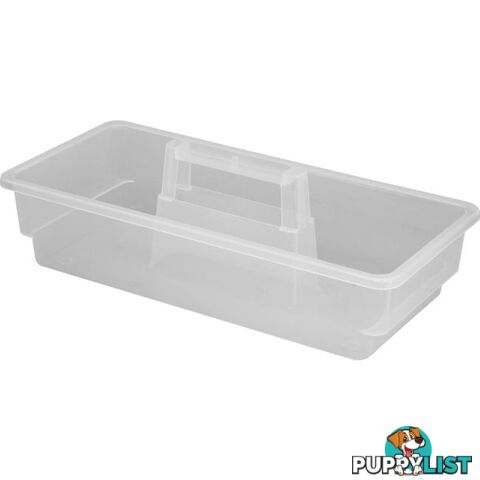 1H007 CLEAR PLASTIC CARRY CADDY MEDIUM FISCHER