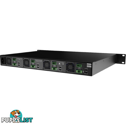 QX4280 4 X 280 WATT POWER AMPLIFIER 4 OHM & 70/100V