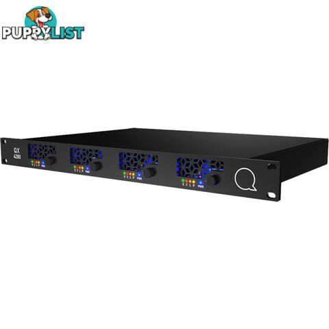 QX4280 4 X 280 WATT POWER AMPLIFIER 4 OHM & 70/100V