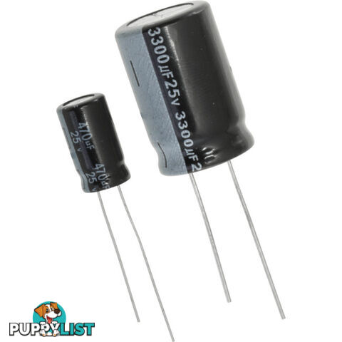 RB2.2-63 2.2MF 63V RB RADIAL CAPACITOR 105DEGREE RATING