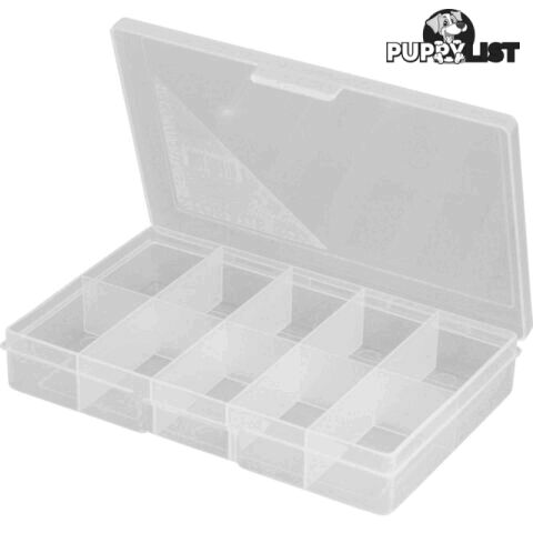 1H033 10 COMPARTMENT STORAGE BOX SMALL PLASTIC CASE