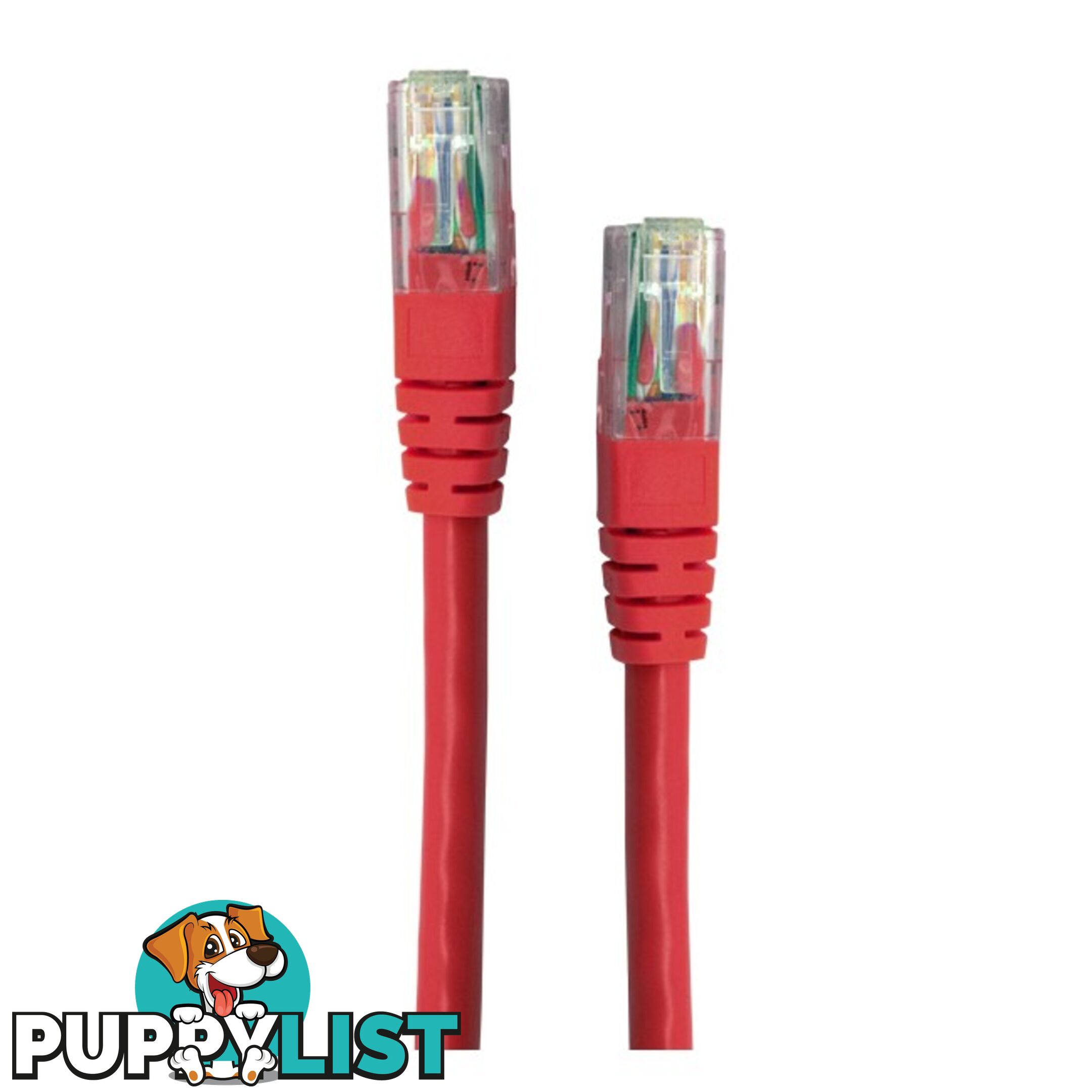 LC6628R 0.5M CAT6 RED PATCH LEAD