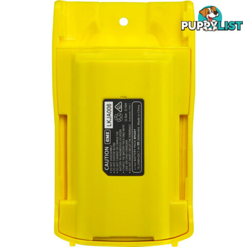 BP026Y YELLOW 2600MA LI-ION BATTERY SUIT TX6160XY