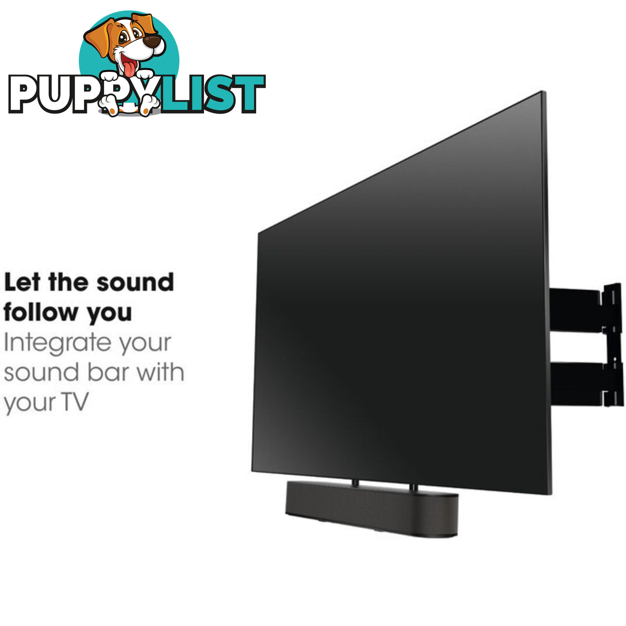 SOUND3550 UNIVERSAL SOUNDBAR MOUNT SUITS ANY MOUNT MAX 600MM VESA