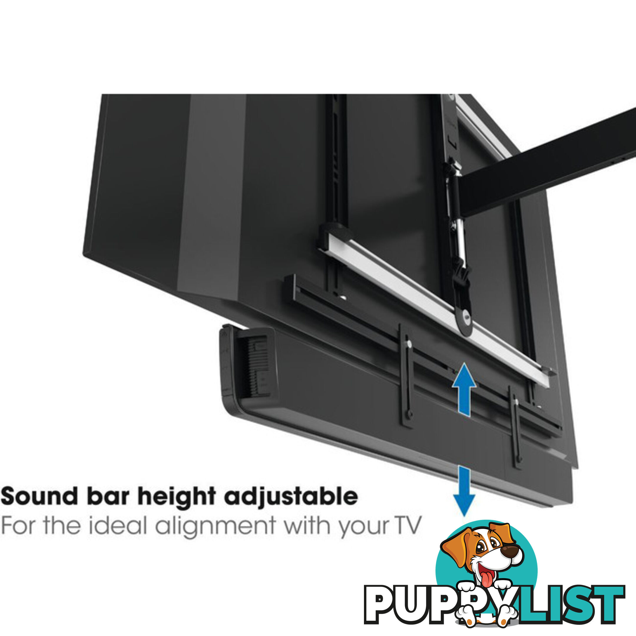 SOUND3550 UNIVERSAL SOUNDBAR MOUNT SUITS ANY MOUNT MAX 600MM VESA