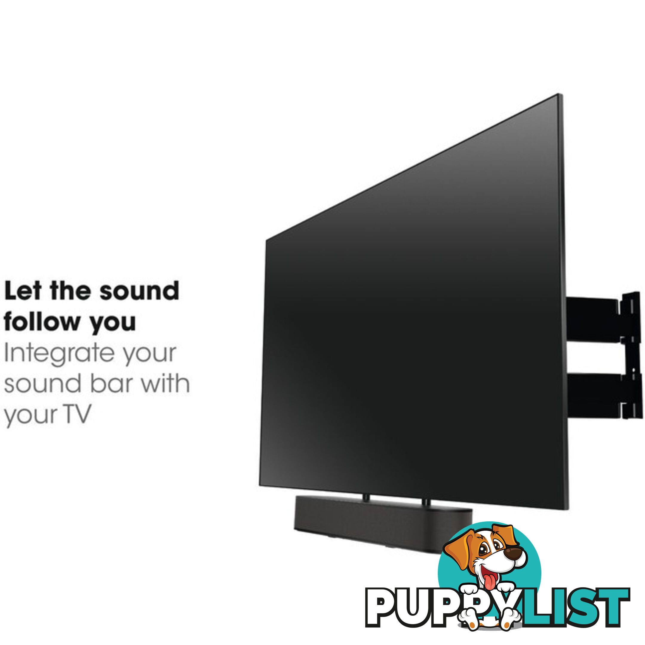 SOUND3550 UNIVERSAL SOUNDBAR MOUNT SUITS ANY MOUNT MAX 600MM VESA