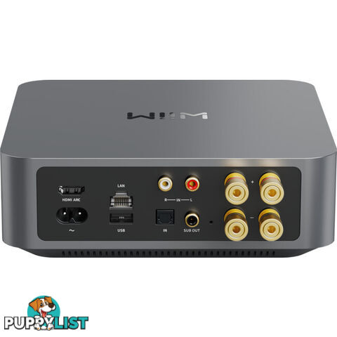 WIIMAMPG INTEGRATED STREAMING AMPLIFIER ALL IN ONE NETWORK STREAMER - SPACE GRAY