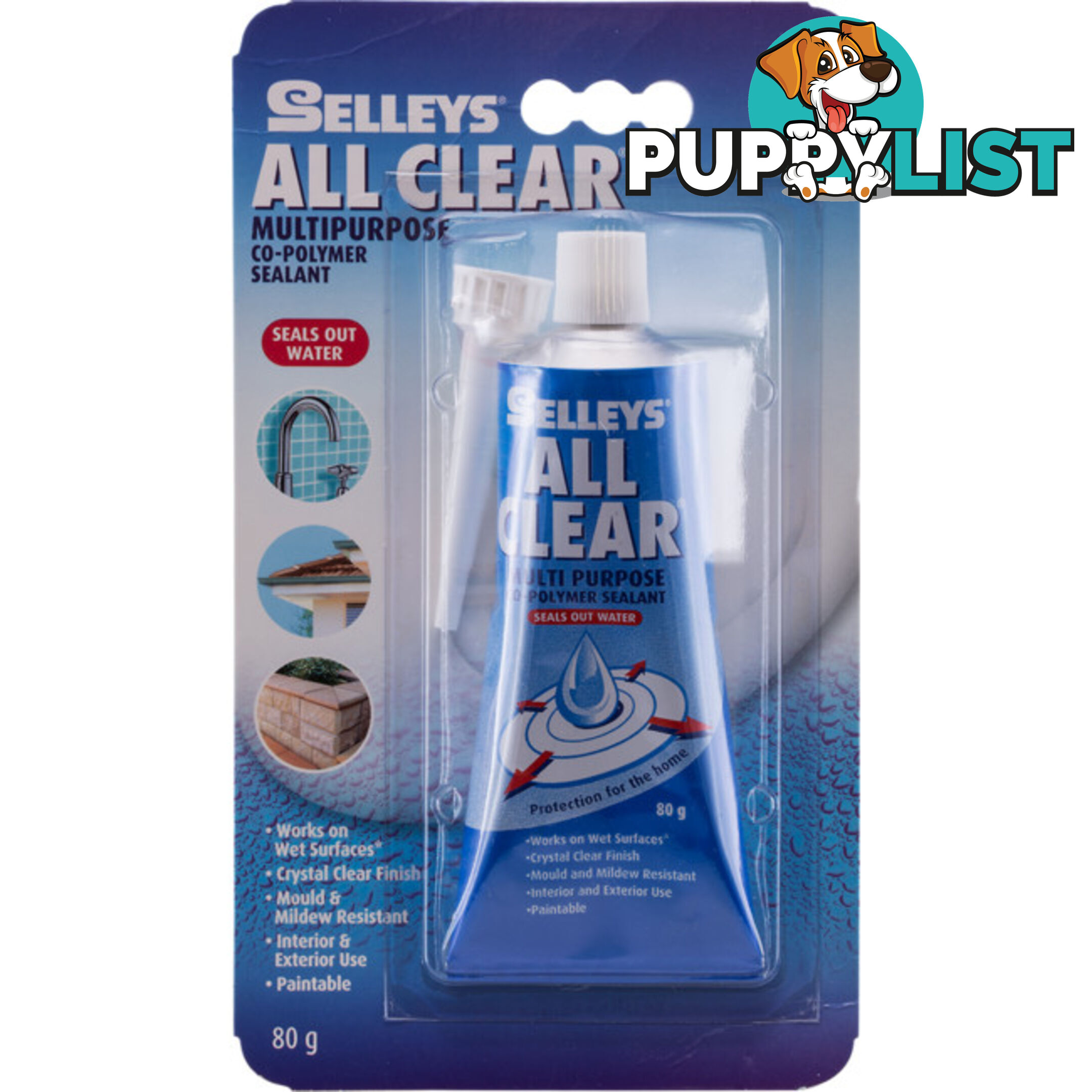 ALLS90 80G ALL CLEAR SEALANT SELLEYS TUBE