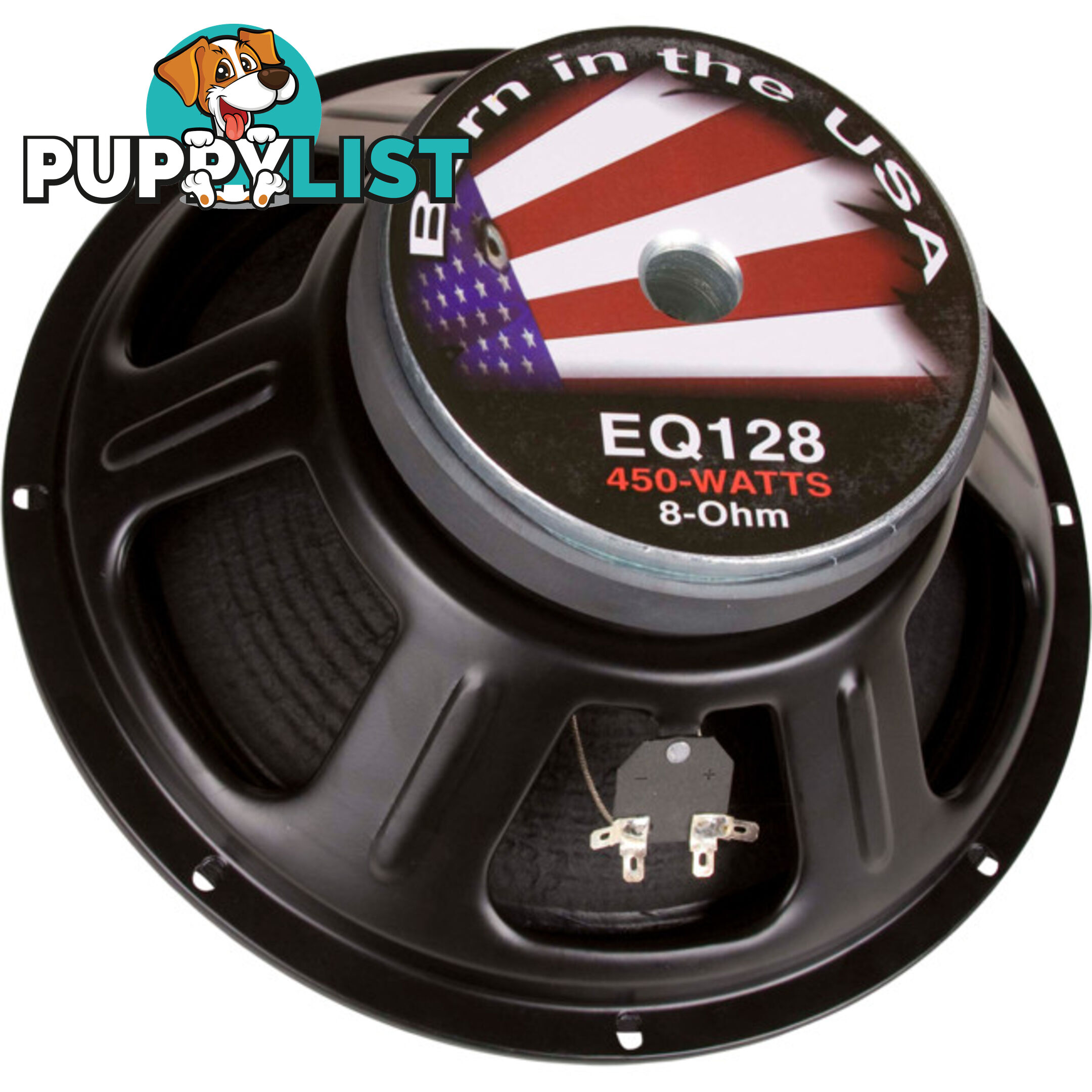 EQ12-8 12 INCH WOOFER-OPEN BASKET 300W, 8OHM