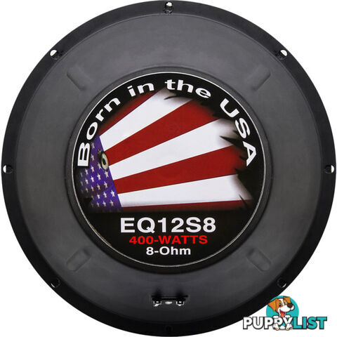 EQ12-8 12 INCH WOOFER-OPEN BASKET 300W, 8OHM