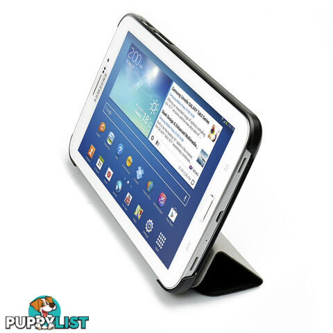 T3-7CASBLK GALAXY TAB3 7" SLIM CASE BLACK ULTRA THIN TRI-FOLD MBEAT