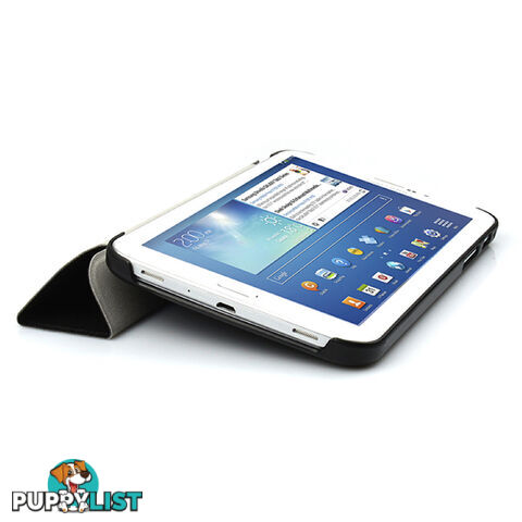 T3-7CASBLK GALAXY TAB3 7" SLIM CASE BLACK ULTRA THIN TRI-FOLD MBEAT