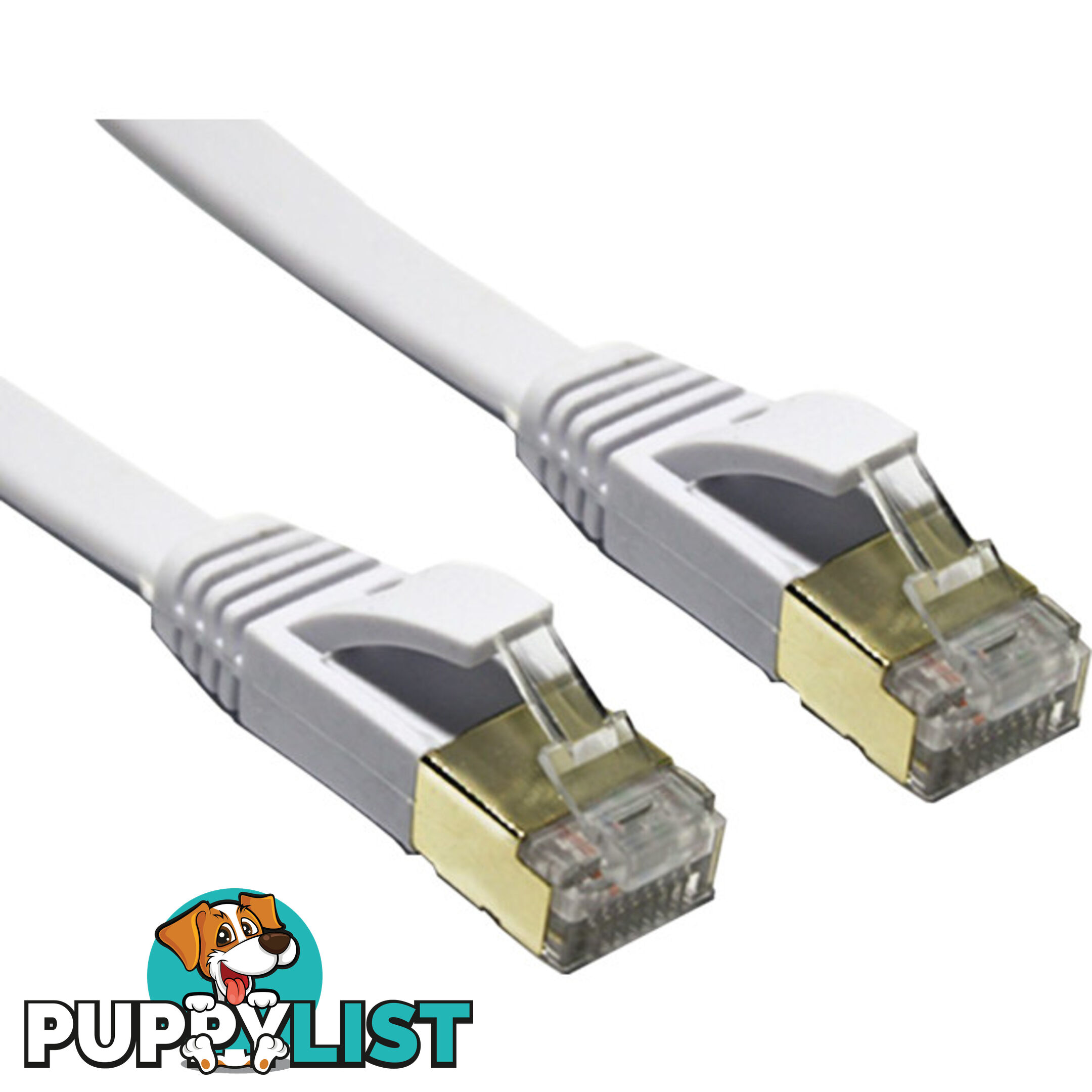 LC7470 FLAT 20M WHITE CAT7 PATCH LEAD 10GBE EDIMAX