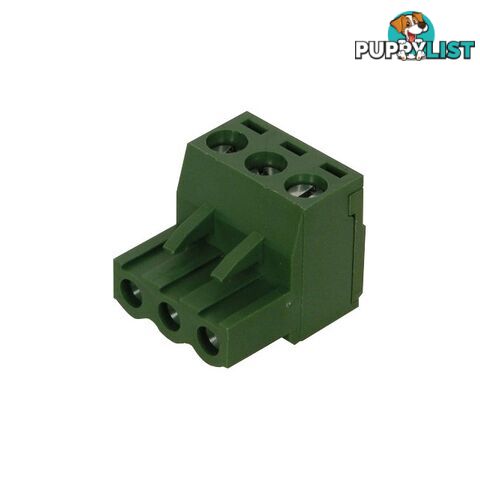 PM1203 3 WAY PHOENIX CONNECTOR 3 PIN GREEN PLUG