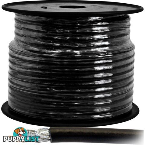 RG6QDR-30M QUAD SHIELD CABLE - 30M ROLL 75 OHM COAX CABLE - PER ROLL