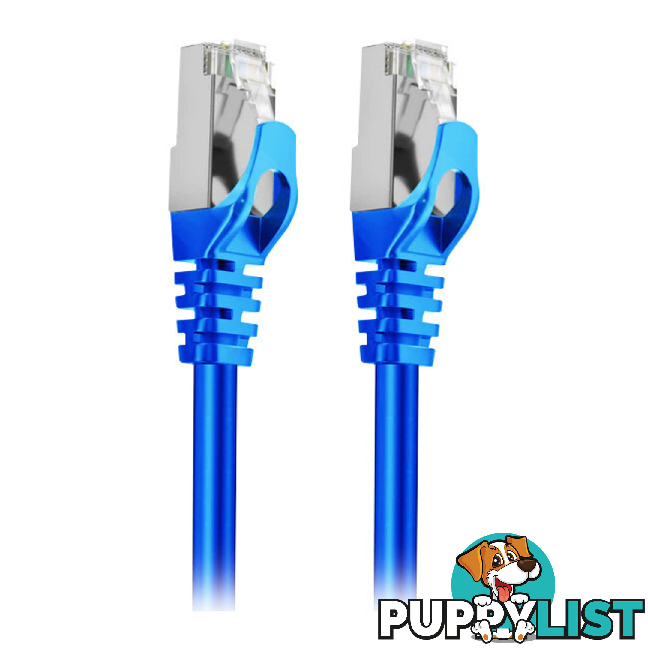 LC8016 20M CAT7 10GBE ETHERNET CABLE BLUE TRIPLE SHIELDING