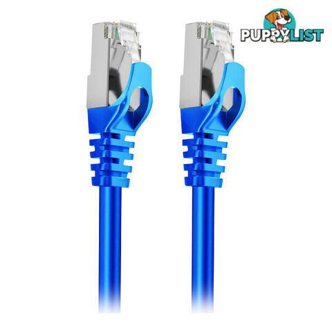 LC8016 20M CAT7 10GBE ETHERNET CABLE BLUE TRIPLE SHIELDING