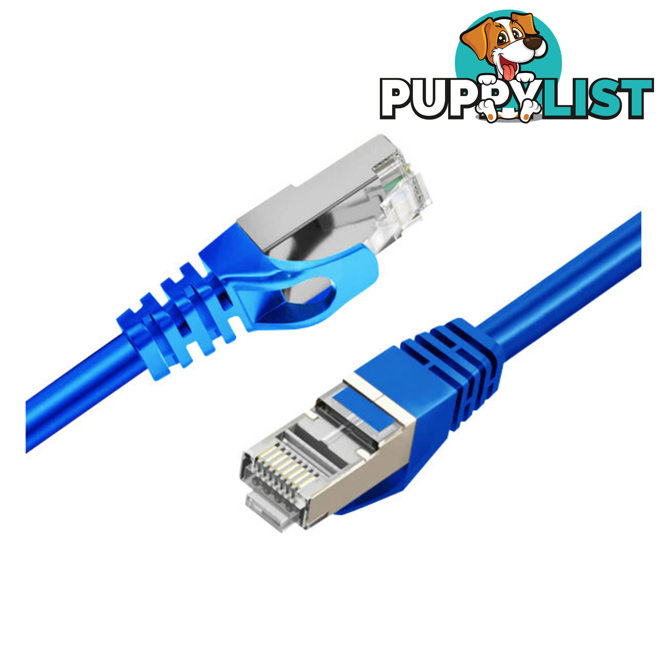 LC8016 20M CAT7 10GBE ETHERNET CABLE BLUE TRIPLE SHIELDING