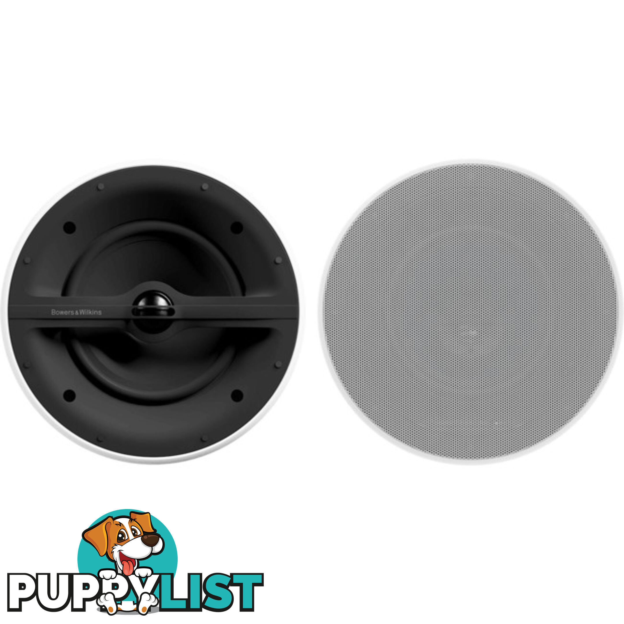 CCM362 6" 2-WAY 80W IN-CEILING SPEAKERS B&W