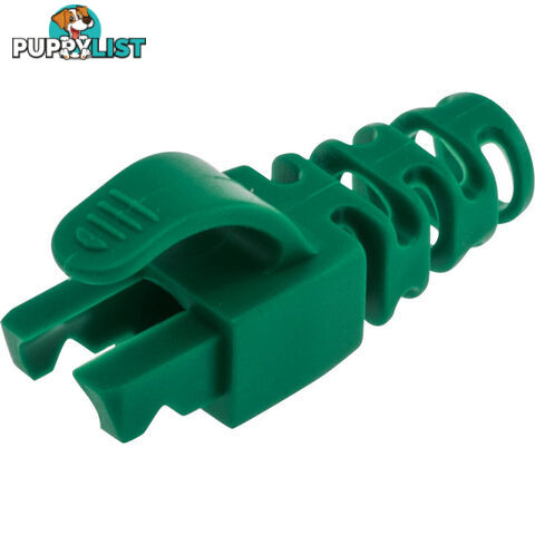 PK4020 6.5MM GREEN RJ45 RUBBER BOOT FOR CAT5E/6 STYLE B