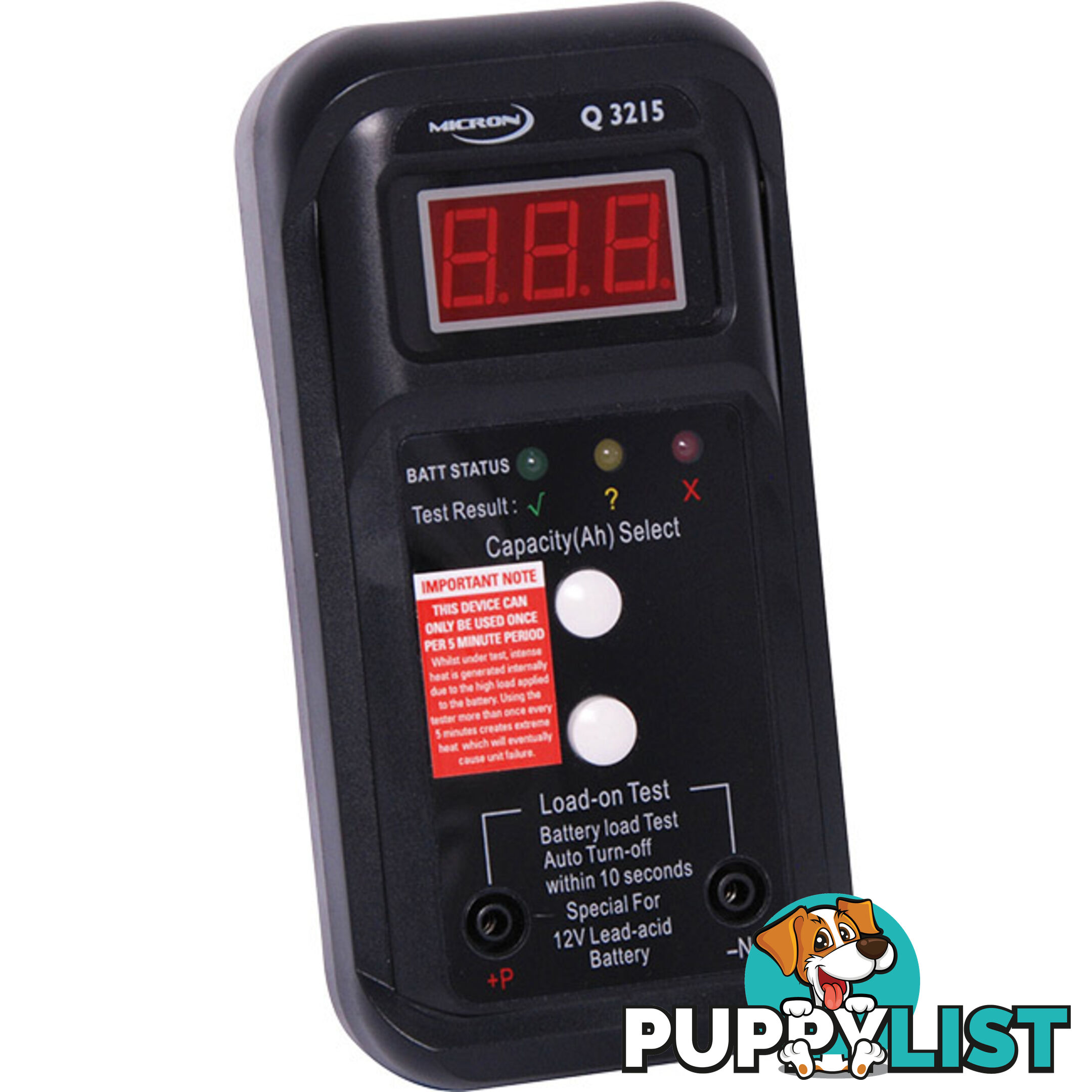 Q3215 12V SLA BATTERY TESTER