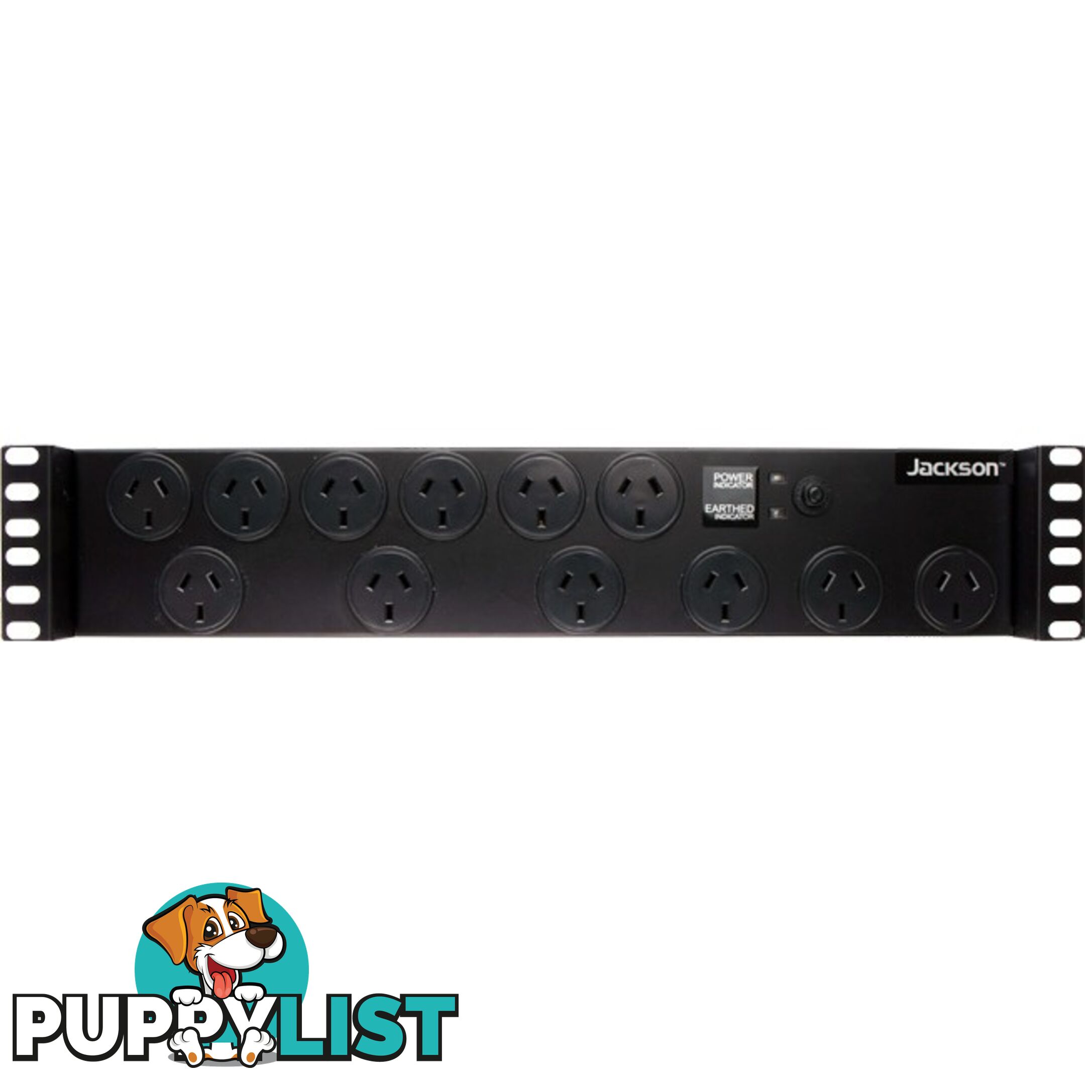 RAC1200 19" RACK MOUNT 12WAY POWER BOARD JACKSON+