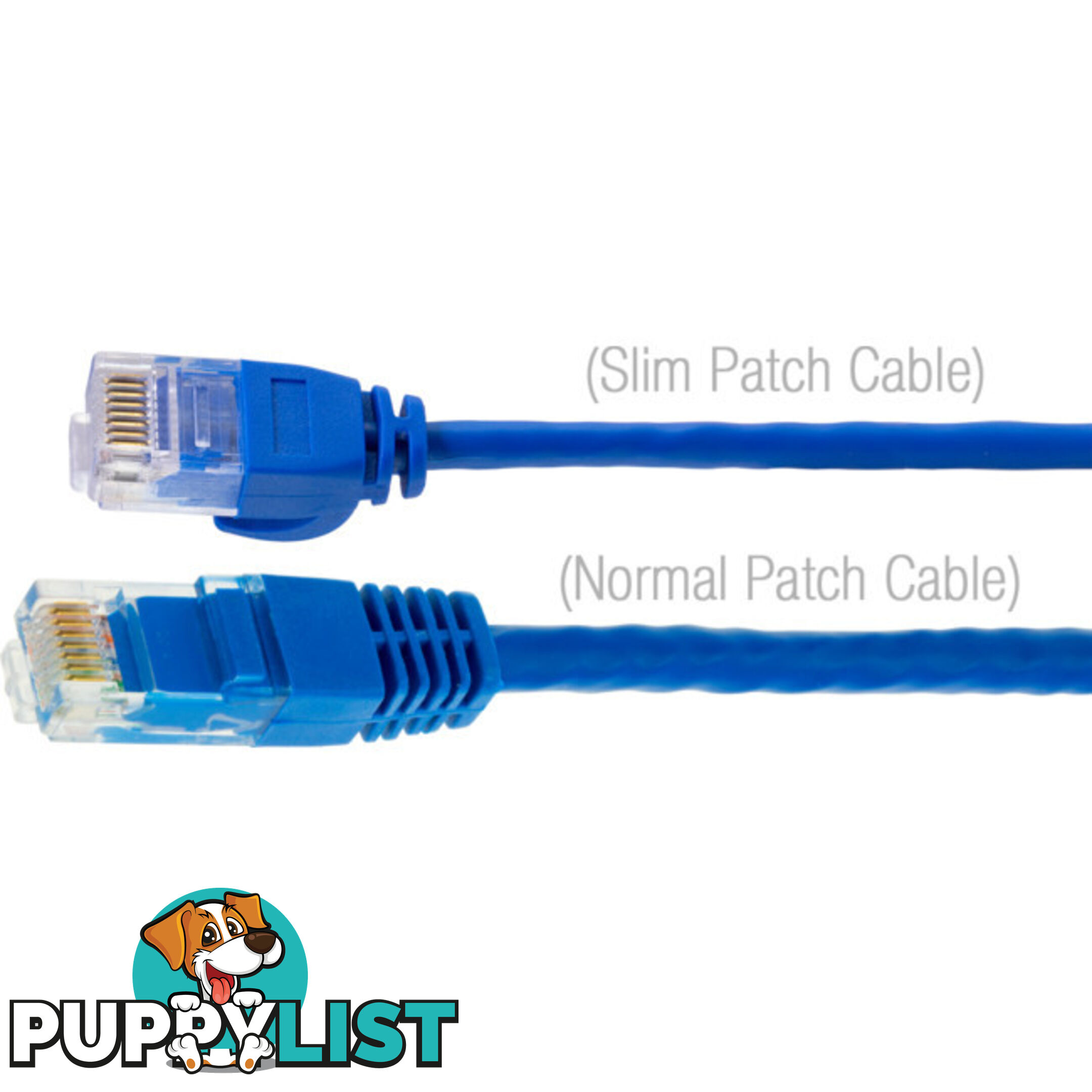 LC6SL0050WH 0.5M SLIM CAT6 PATCH LEAD WHITE ULTRA THIN