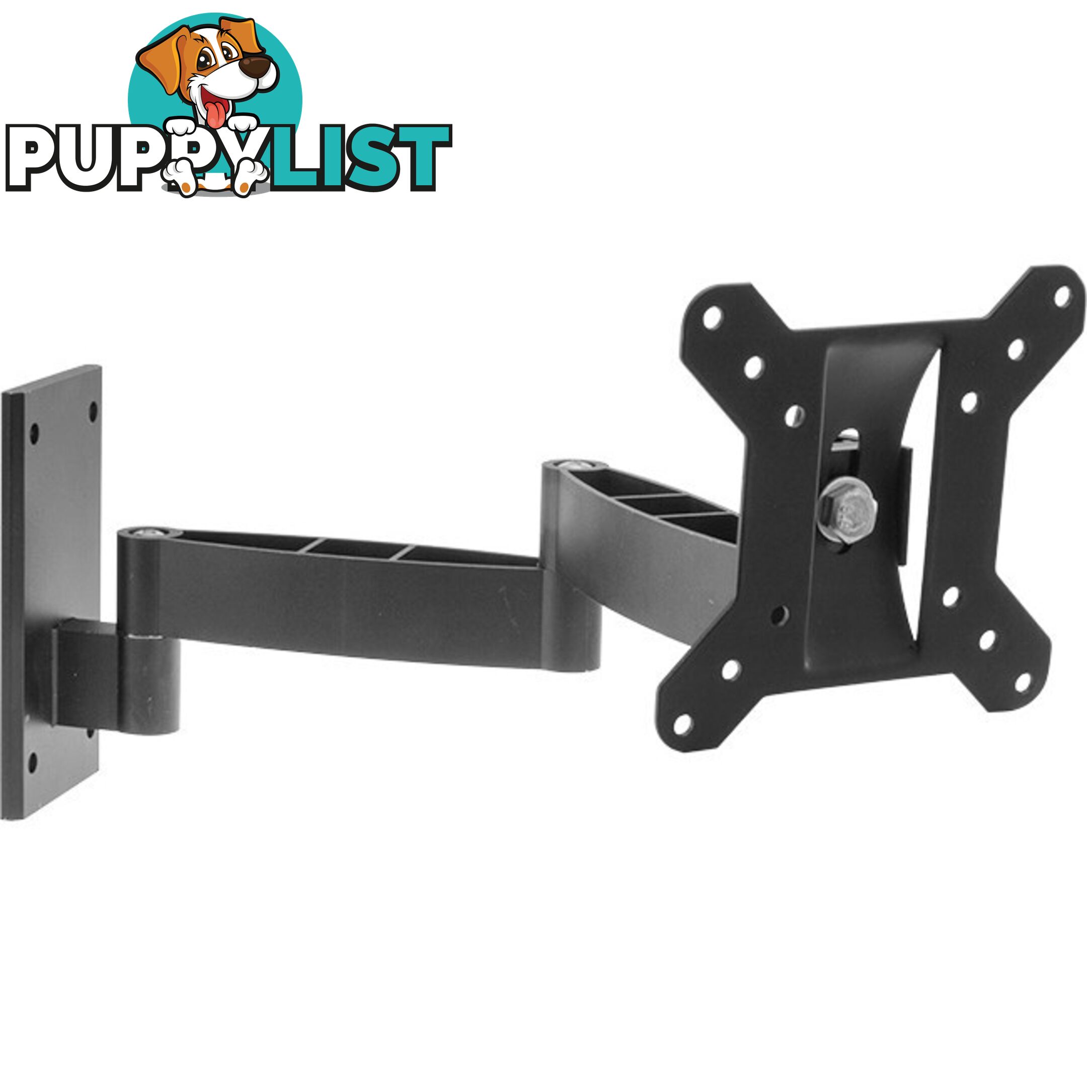 LCD02AB 15"-24" 20KG 3 PIVOT BRACKET BLACK SMALL LCD TV BRACKET