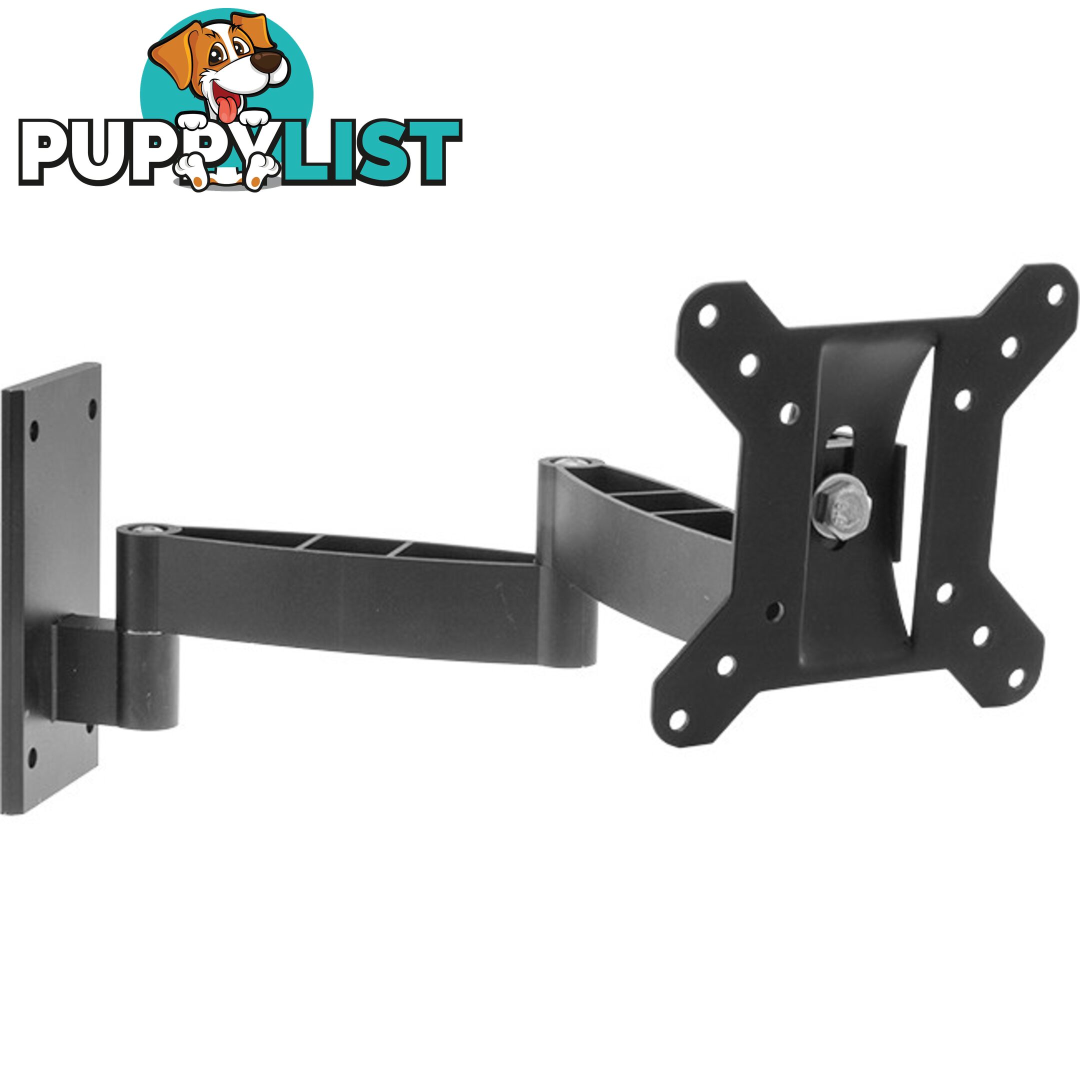 LCD02AB 15"-24" 20KG 3 PIVOT BRACKET BLACK SMALL LCD TV BRACKET