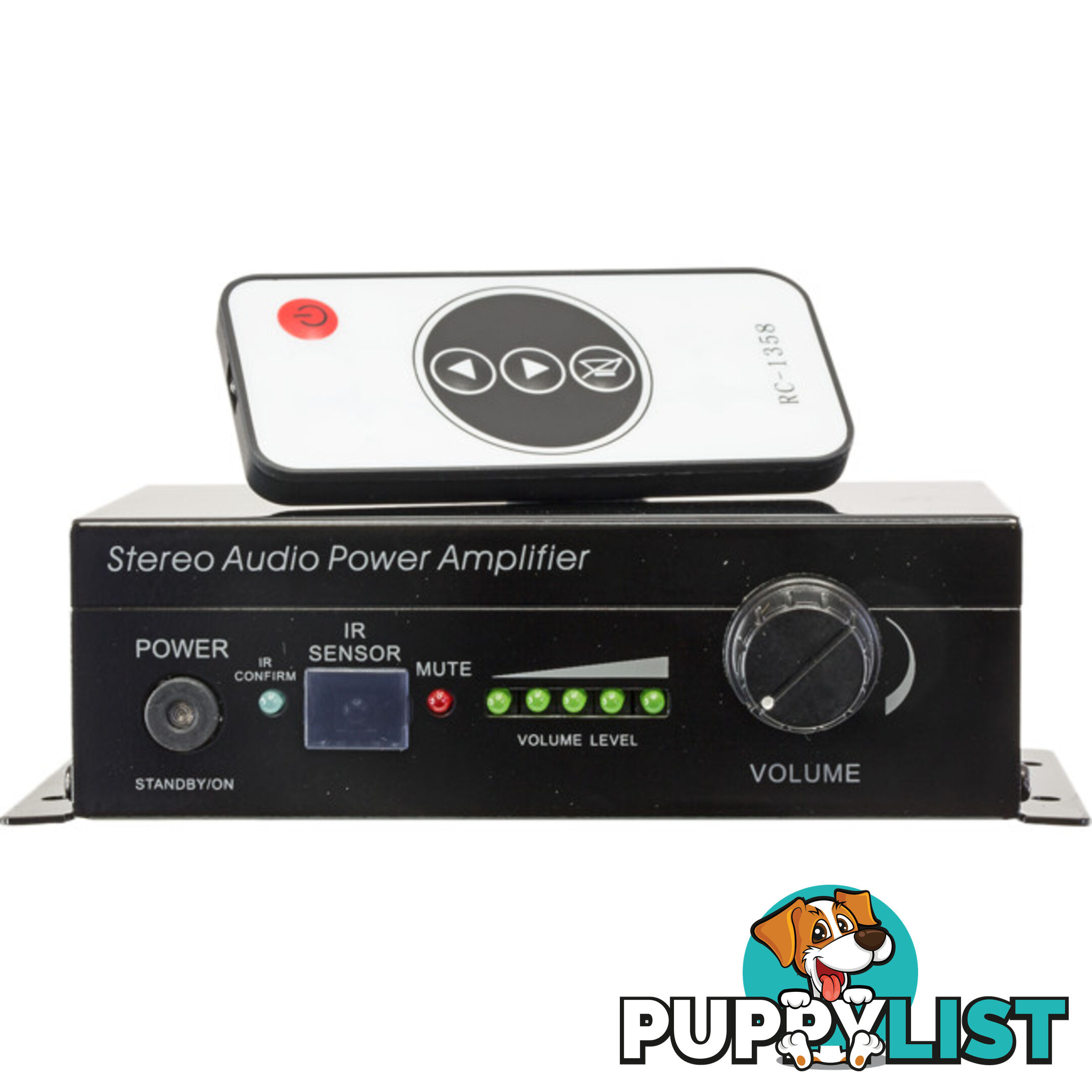 PRO1358 STEREO AUDIO POWER AMPLIFIER WITH REMOTE CONTROL