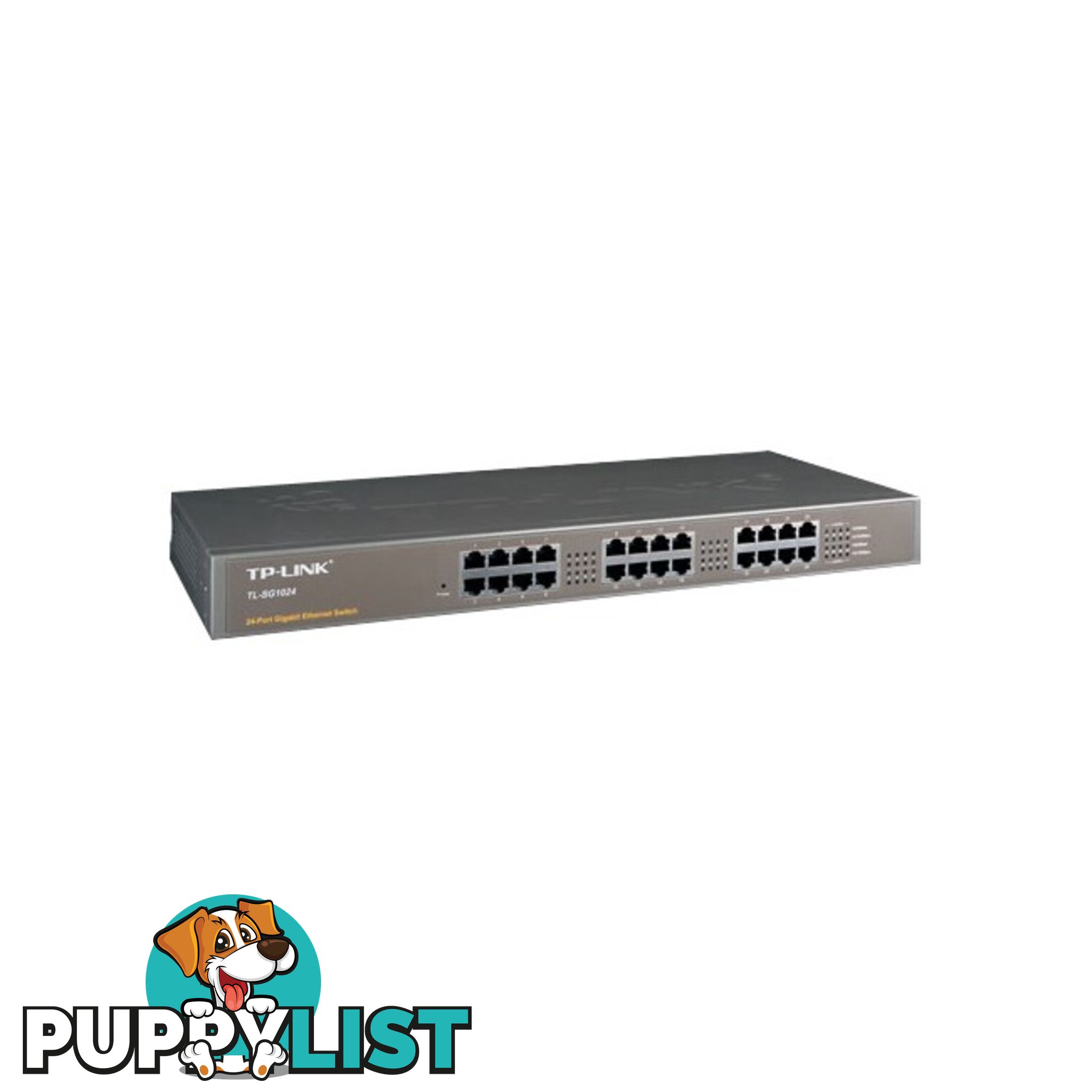 TLSG1024 24 PORT GIGABIT NETWORK SWITCH METAL RACK MOUNT 10/100/1000M