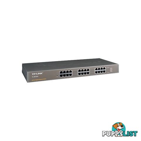 TLSG1024 24 PORT GIGABIT NETWORK SWITCH METAL RACK MOUNT 10/100/1000M