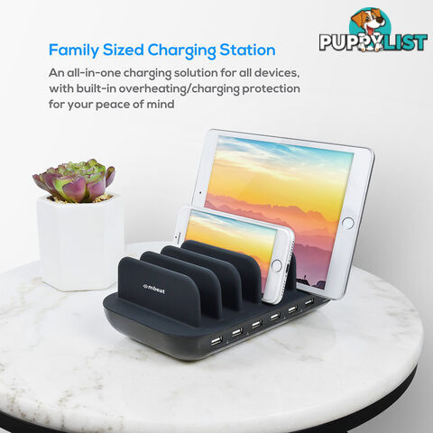 MBCHGR7U 7 PORT USB CHARGER AND HOLDER 60W USB-C GORILLA