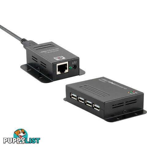 UE4P 4 PORT USB 2.0 CAT5 EXTENDER 50M INDUSTRIAL