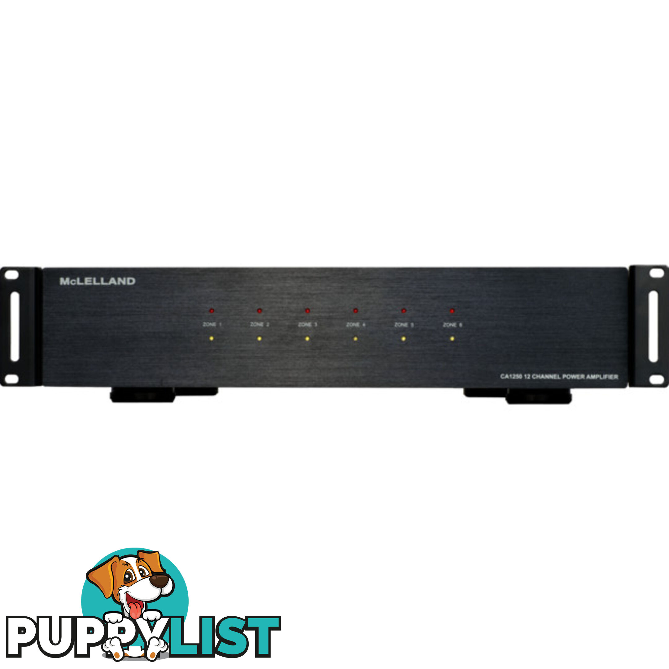 CA1250 6 ZONE 12CH POWER AMPLIFIER 50W OUTPUT POWER PER CHANNEL