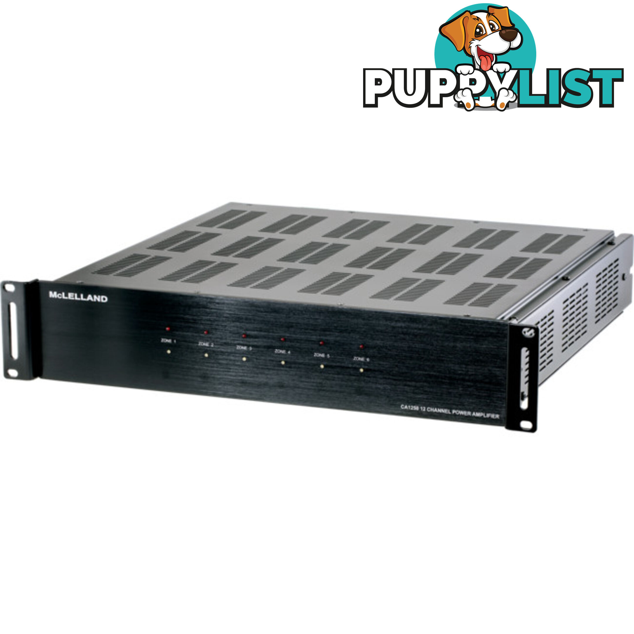 CA1250 6 ZONE 12CH POWER AMPLIFIER 50W OUTPUT POWER PER CHANNEL