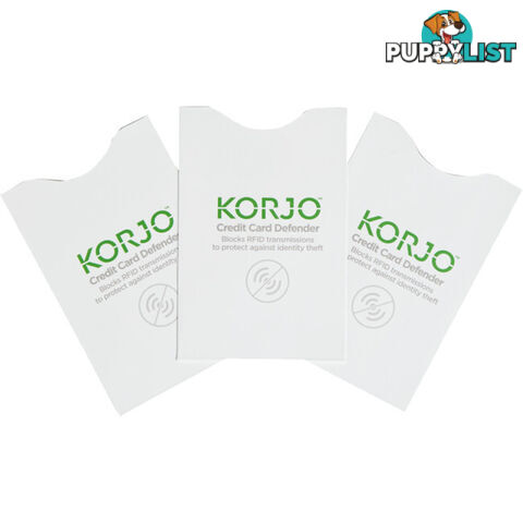 RFIDCC-V2 CREDIT CARD DEFENDER 3PK KORJO