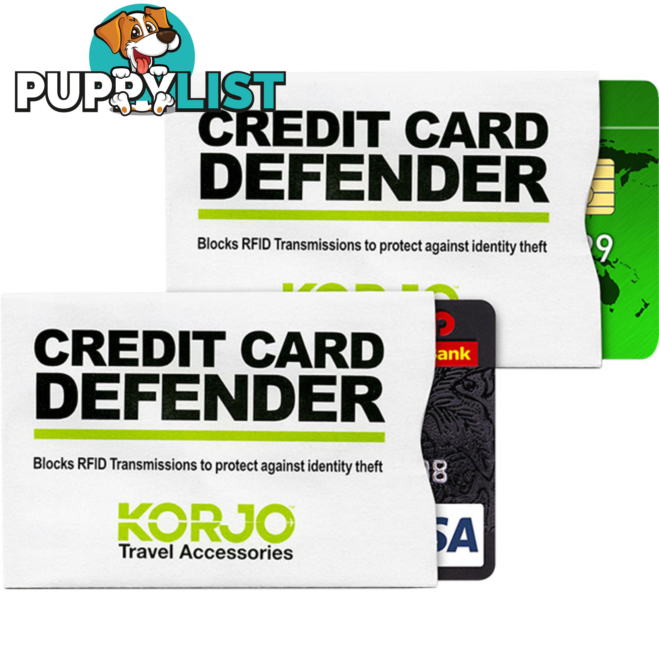 RFIDCC-V2 CREDIT CARD DEFENDER 3PK KORJO