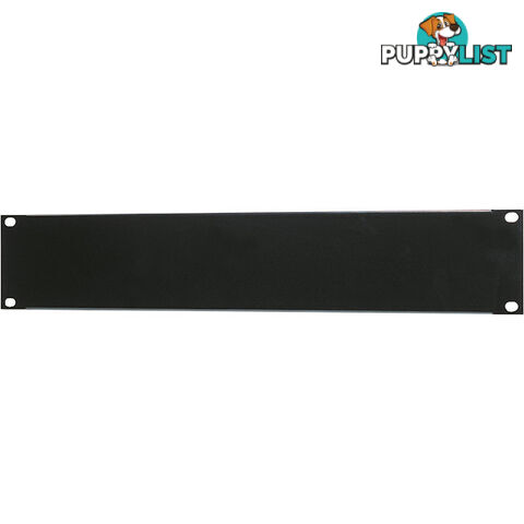 H5142 RACK PANEL BLACK STEEL 2U 19"