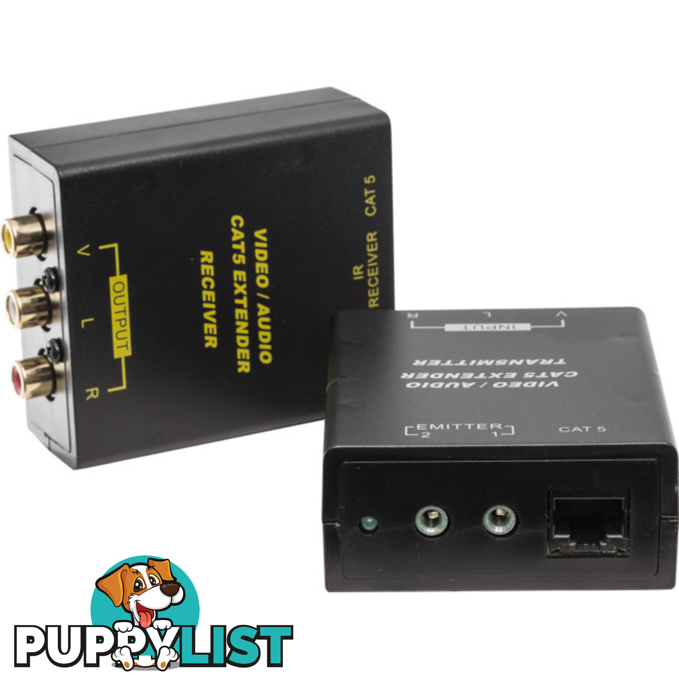 PRO1211 COMPOSITE VIDEO CAT5 EXTENDER STEREO AUDIO WITH IR BALUN